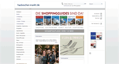 Desktop Screenshot of hackescher-markt.de